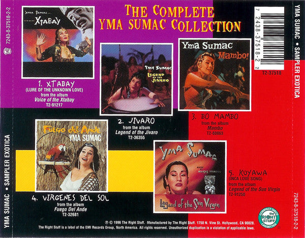 Yma Sumac : Sampler Exotica (CD, Smplr)