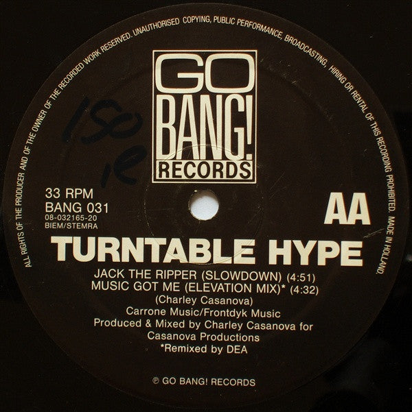 Turntable Hype : Music Got Me (12")