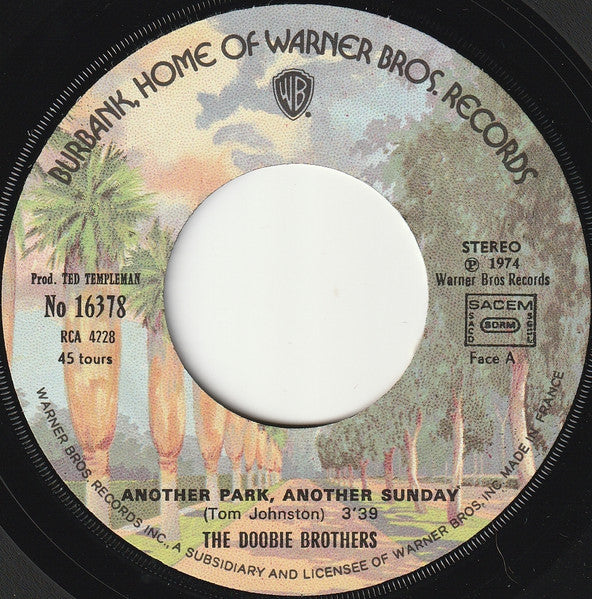 The Doobie Brothers : Another Park, Another Sunday (7")