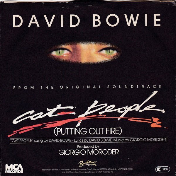 David Bowie Music By Giorgio Moroder : Cat People (Putting Out Fire) (From The Original Soundtrack) (7", Single)