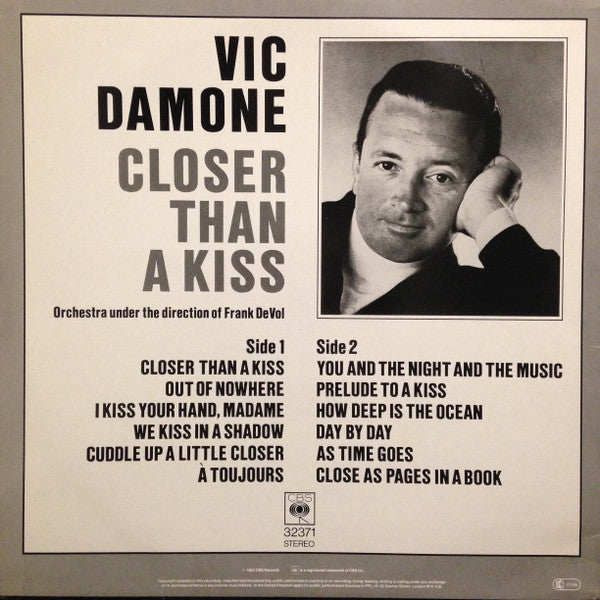 Vic Damone : Closer Than A Kiss (LP)