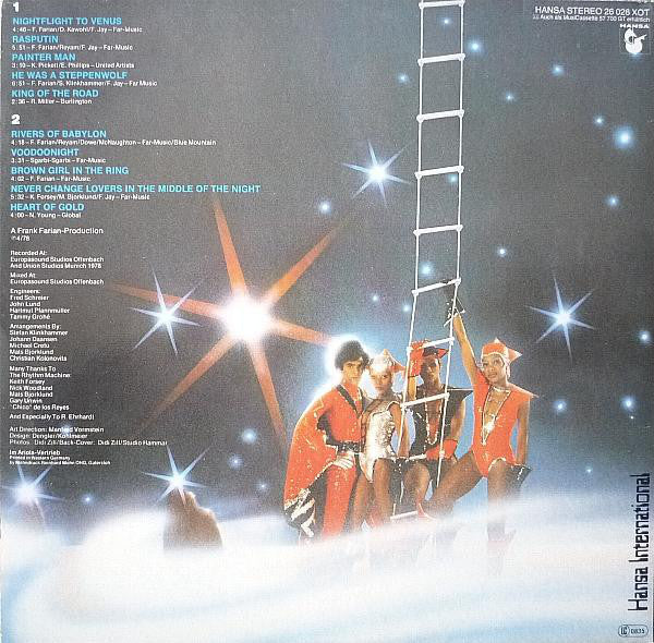 Boney M. : Nightflight To Venus (LP, Album, Gat)