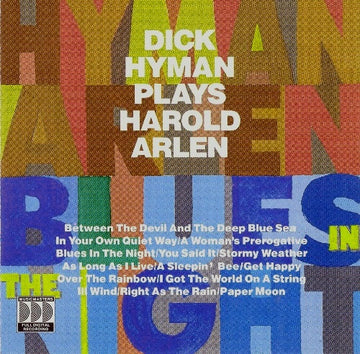 Dick Hyman : Blues In The Night (Dick Hyman Plays Harold Arlen) (CD, Album)