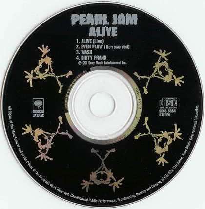 Pearl Jam : Alive (CD, EP)