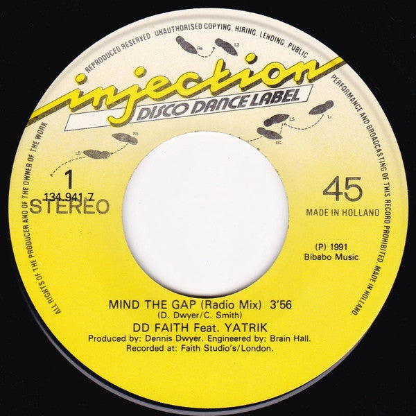 Dennis Dwyer : Mind The Gap (7", Single)