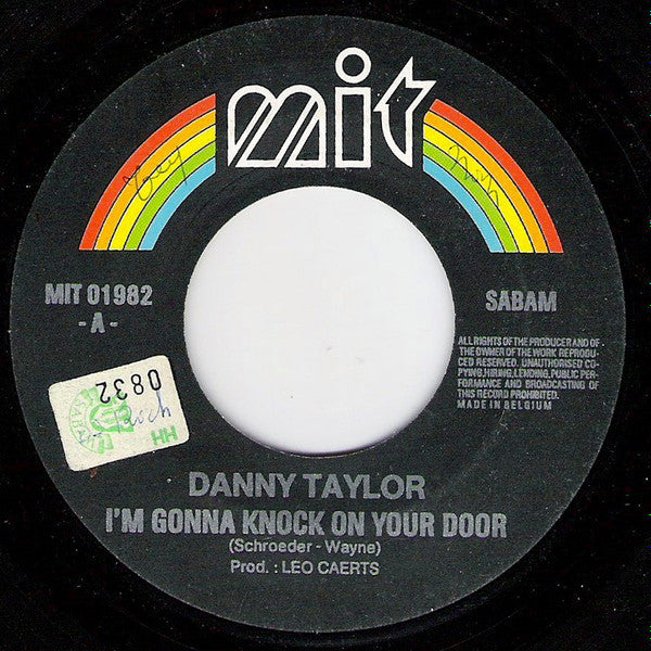 Danny Taylor (10) : I'm Gonna Knock On Your Door (7", Single)