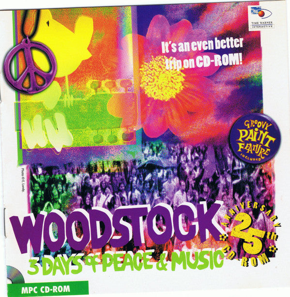 Various : Woodstock 3 Days Of Peace & Music - 25th Anniversary CD-ROM (CD-ROM)