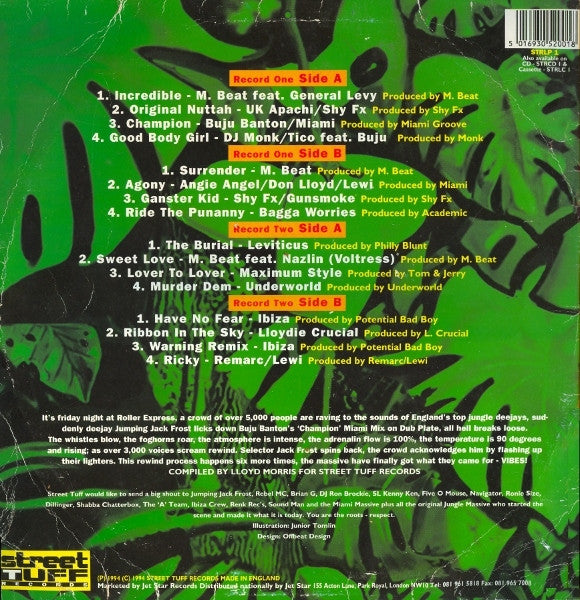 Various : Jungle Hits Volume 1 (2xLP, Comp)
