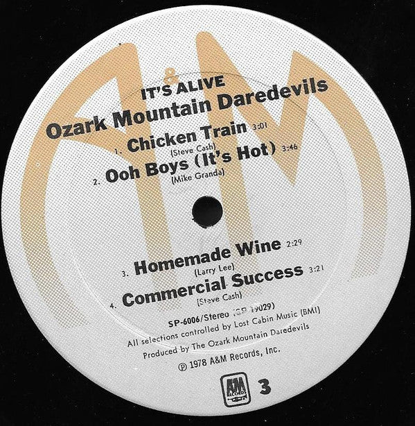 The Ozark Mountain Daredevils : It's Alive (2xLP, Album, Ter)