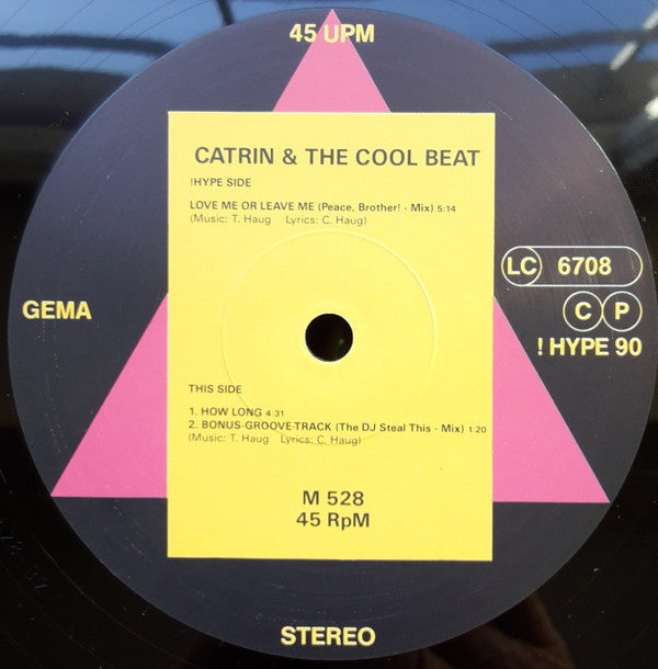 Catrin & The Cool Beat : Love Me Or Leave Me (12", Maxi)
