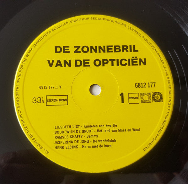 Various : De Zonnebril Van De Opticiën / Het Beste Van Holland (LP, Comp)