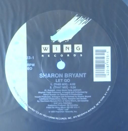 Sharon Bryant : Let Go (12", Single, Spe)