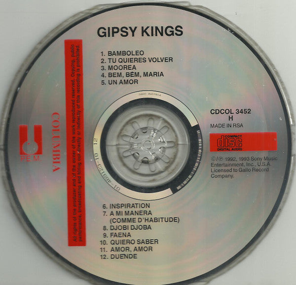 Gipsy Kings : Gipsy Kings (CD, Album, RE)