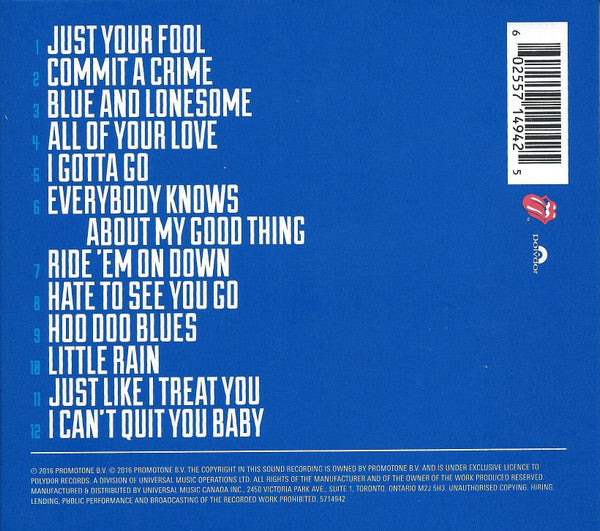 Rolling Stones* : Blue & Lonesome  (CD, Album, Dig)