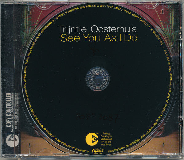 Trijntje Oosterhuis : See You As I Do (CD, Album, Copy Prot., Enh)