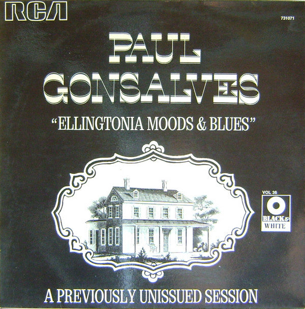 Paul Gonsalves : Ellingtonia Moods & Blues (A Previously Unissued Session) (LP)