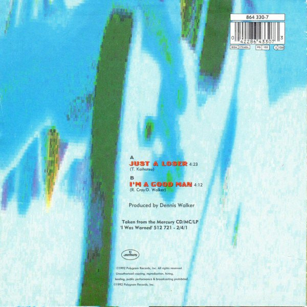 Robert Cray : Just A Loser (7", Single)