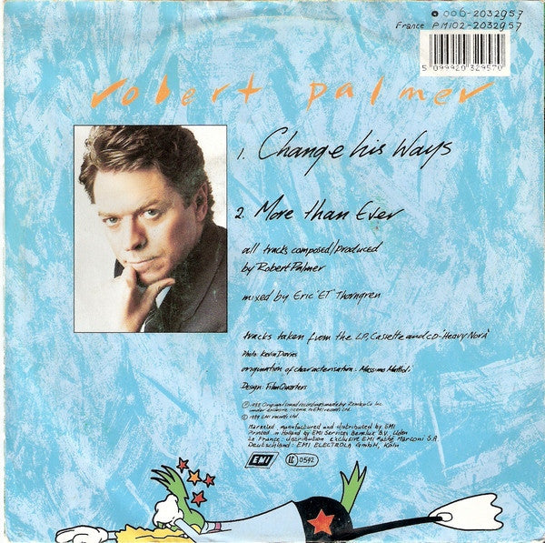 Robert Palmer : Change His Ways (7", Single)