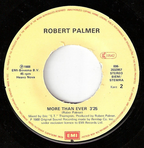 Robert Palmer : Change His Ways (7", Single)