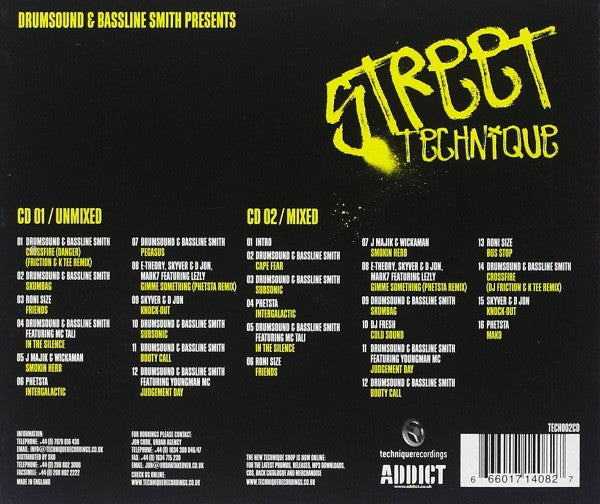 Drumsound & Simon "Bassline" Smith : Street Technique (CD + CD, Mixed + Album)