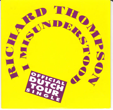 Richard Thompson : I Misunderstood (CD, Single, Car)