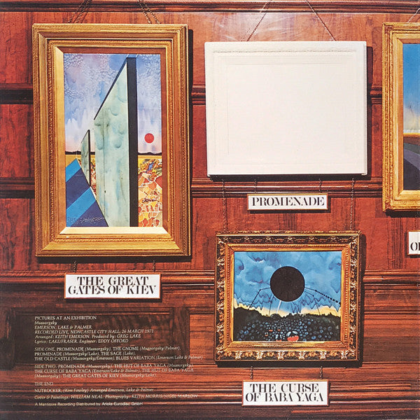 Emerson, Lake & Palmer : Pictures At An Exhibition (LP, Album, RE, Gat)