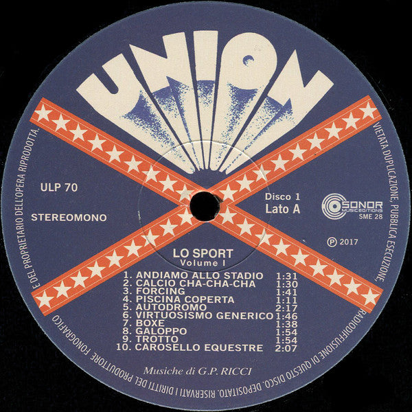 Gian Piero Ricci, Daniela Casa, Remigio Ducros : Lo Sport (2xLP, Ltd, RE, RM, 180)