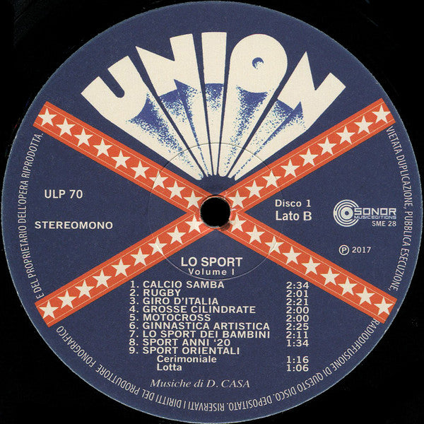 Gian Piero Ricci, Daniela Casa, Remigio Ducros : Lo Sport (2xLP, Ltd, RE, RM, 180)