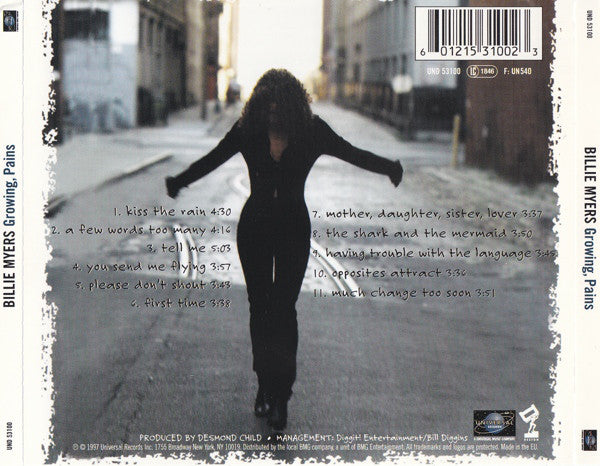 Billie Myers : Growing, Pains (CD, Album)