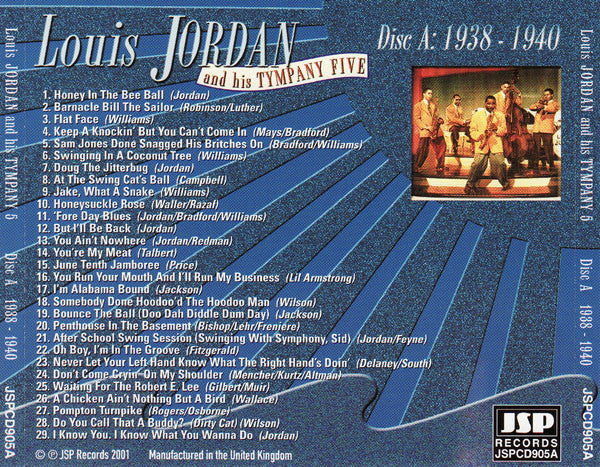 Louis Jordan And His Tympany Five : Louis Jordan And His Tympany Five (5xCD, Comp, RM)