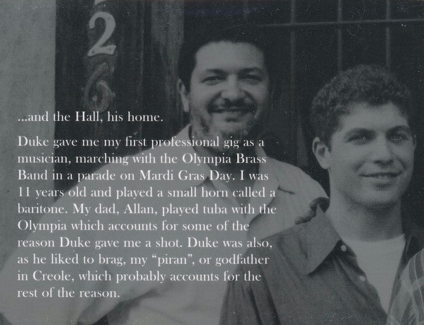 Preservation Hall Hot 4 With Harold DeJan : Preservation Hall Hot 4 With Duke Dejan (CD, Album)