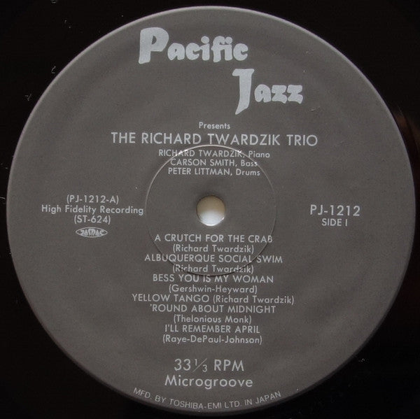 Russ Freeman / Dick Twardzik : Trio (LP, Album, RE, Hig)