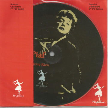 Edith Piaf : Non, Je Ne Regrette Rien (7", Ltd, Pic, S/Edition)