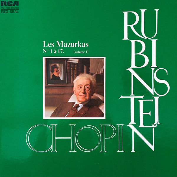 Frédéric Chopin - Arthur Rubinstein : Les Mazurkas N°s 1 à 17 (Volume 1) (LP, RE, Gat)