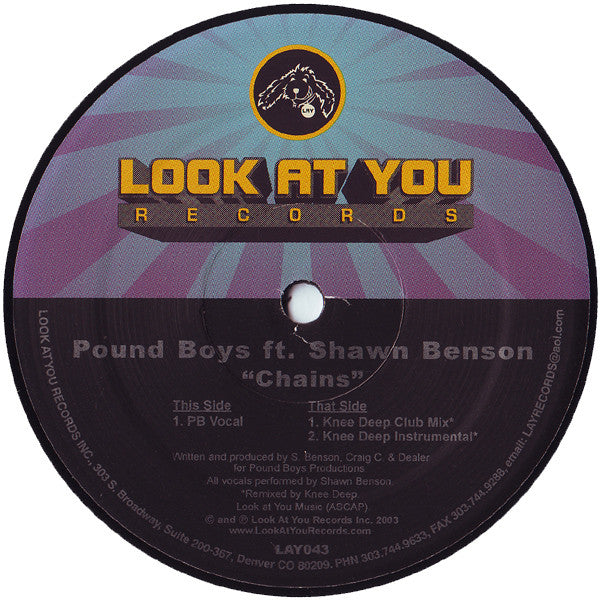 Pound Boys Feat. Shawn Benson : Chains (12")