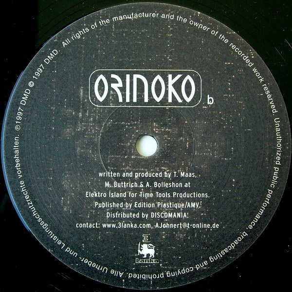 Orinoko : Vila Nova (Oriney Yassaneiy) (12")