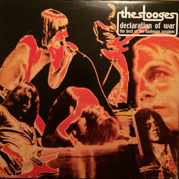 The Stooges : Declaration Of War: The Best Of The Funhouse Sessions (LP, Comp, Unofficial, Whi)