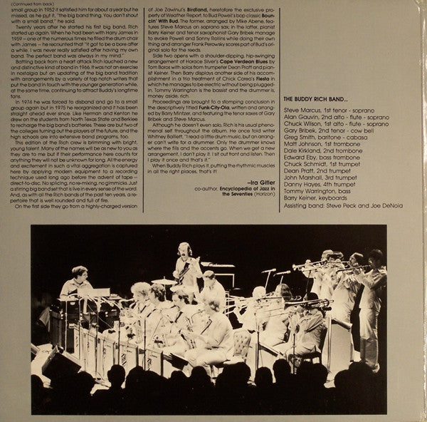 Buddy Rich : Class Of '78 (LP, Album, Ltd)