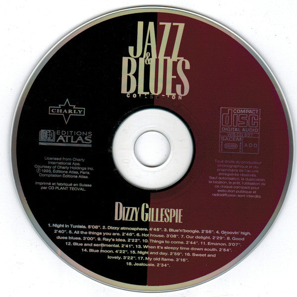 Dizzy Gillespie : Jazz & Blues Collection (CD, Comp, RM)