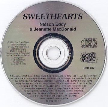 Nelson Eddy & Jeanette MacDonald : Sweethearts (CD, Album, RE)