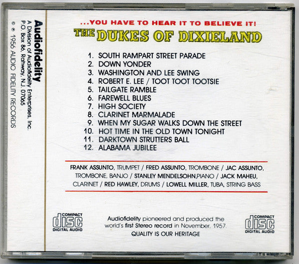 The Dukes Of Dixieland : ...You Have To Hear It To Believe It! The Dukes Of Dixieland (Vol. 1) (CD, Album)
