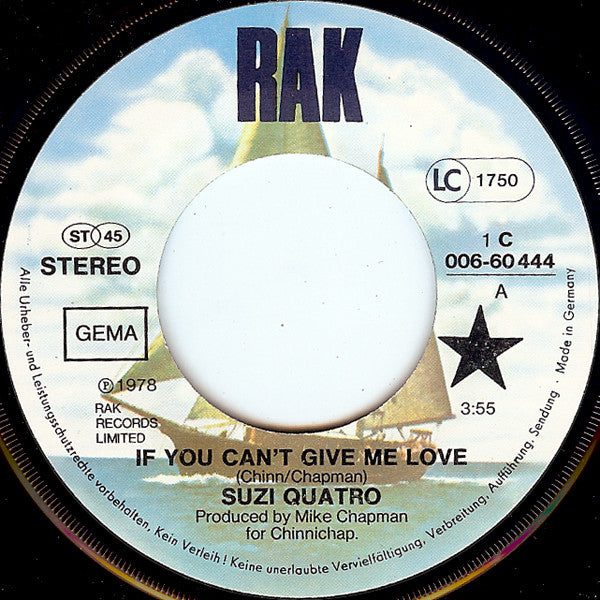 Suzi Quatro : If You Can't Give Me Love (7", Single)