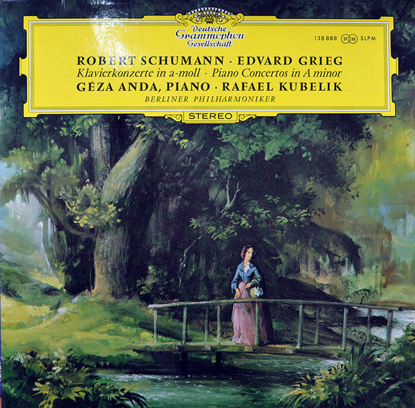 Robert Schumann ∙ Edvard Grieg, Géza Anda ∙ Rafael Kubelik, Berliner Philharmoniker : Klavierkonzerte In A-moll · Piano Concertos In A Minor (LP, Album, RE)