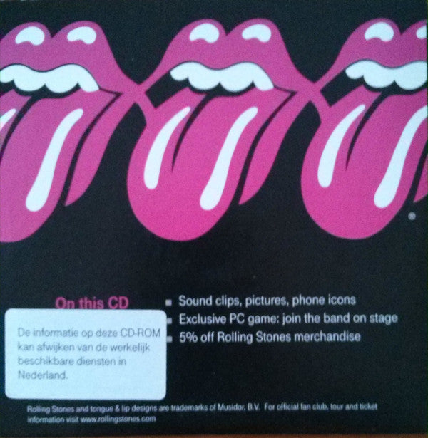The Rolling Stones : Licks - Let Your Rock 'N' Roll Out (CD-ROM, Promo)