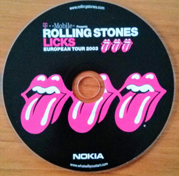 The Rolling Stones : Licks - Let Your Rock 'N' Roll Out (CD-ROM, Promo)