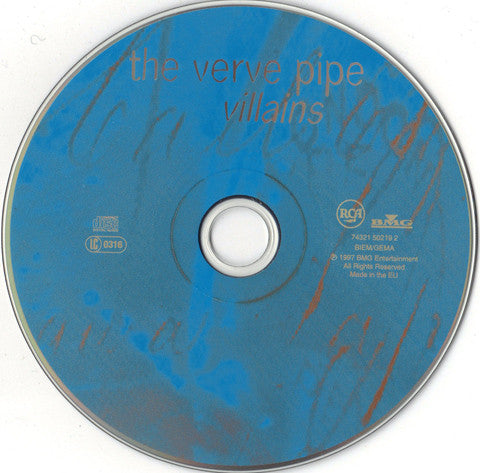 The Verve Pipe : Villains (CD, Album)