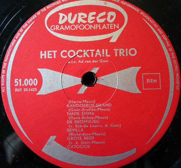 Cocktail Trio o.l.v. Ad van de Gein : Het Cocktail Trio (LP, Album)