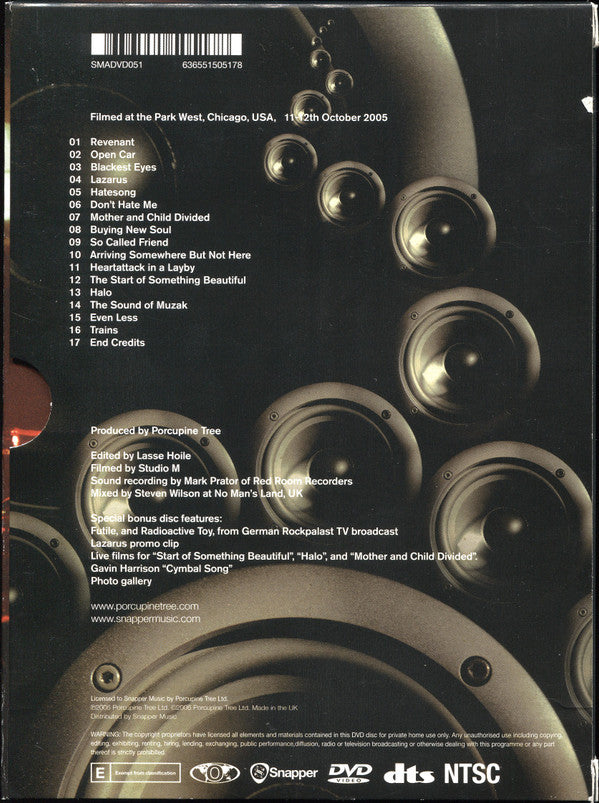 Porcupine Tree : Arriving Somewhere... (2xDVD-V, Multichannel, NTSC)