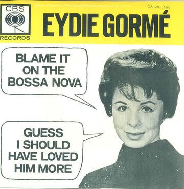 Eydie Gormé : Blame It On The Bossa Nova (7", Single, RE, Yel)