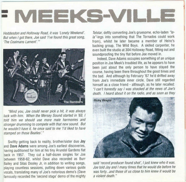 Various : Diamond Joe: The Sound of Meeks-Ville (CD, Comp, Mono)